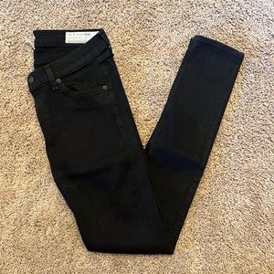 RAG & BONE | Skinny Jeans Black Size 28